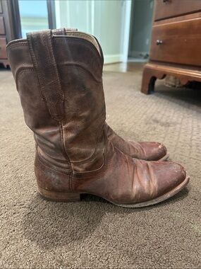Tecovas Brown Leather Cowboy Boots